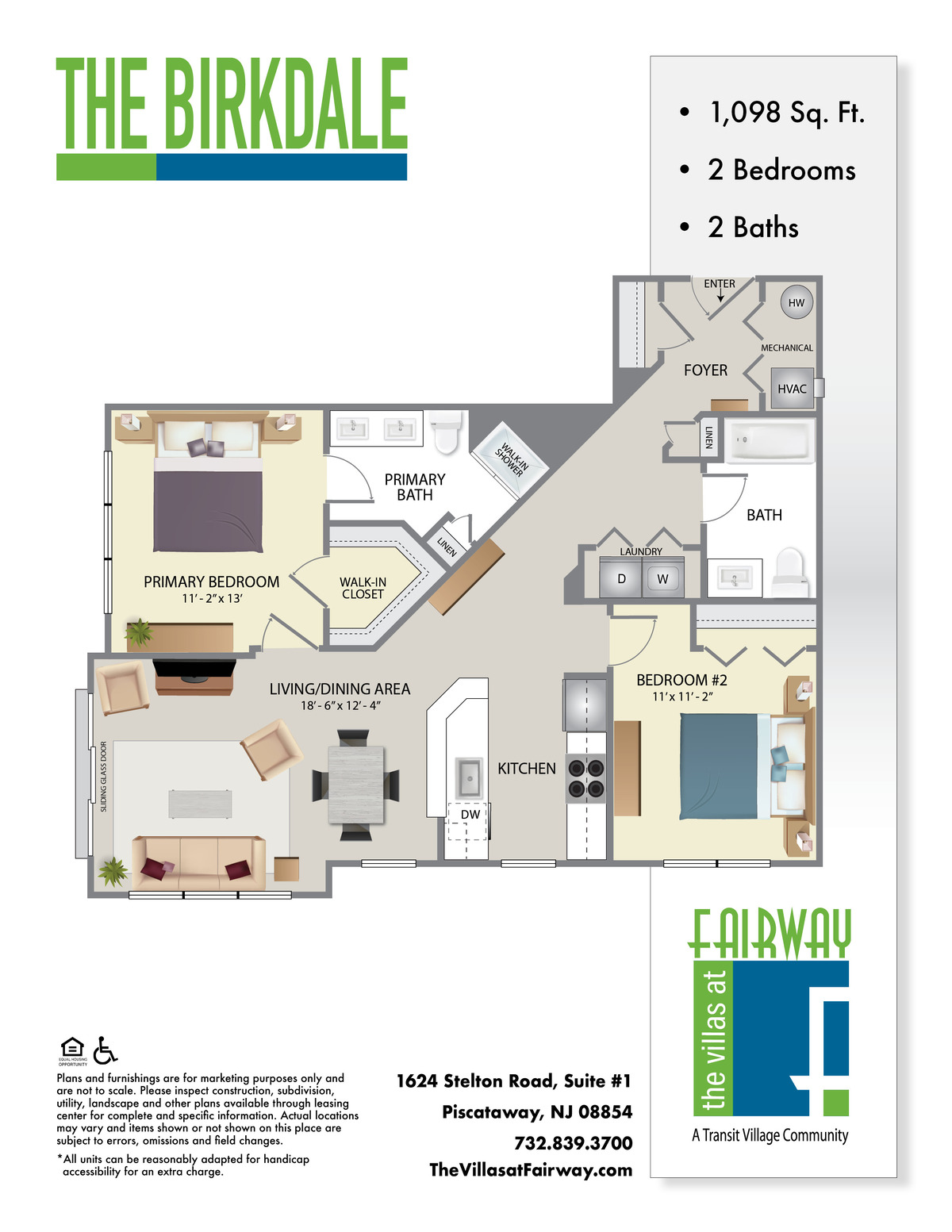 The Villas at Fairway Floor Plan The Birkdale