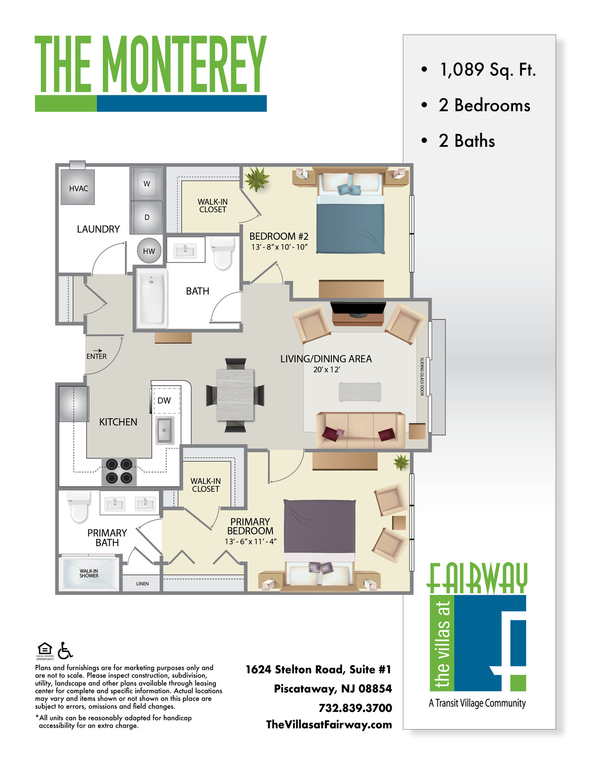 The Villas at Fairway Floor Plan The Monterey