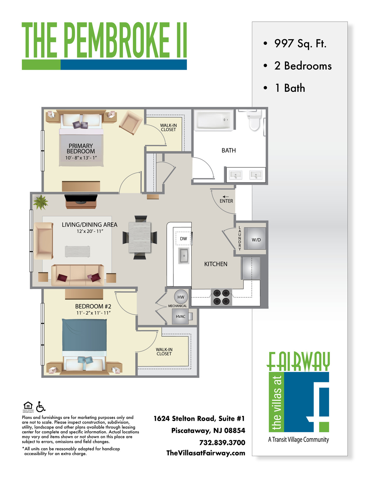 The Villas at Fairway Floor Plan The Pembroke II