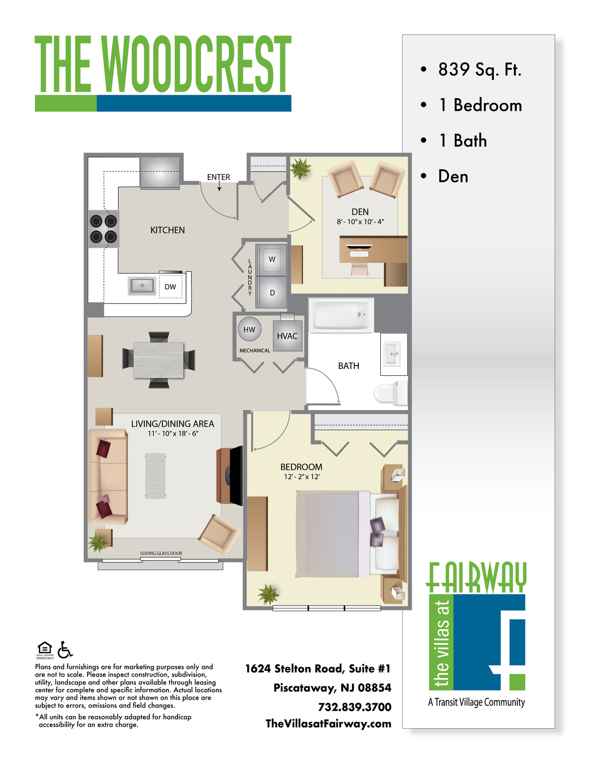 The Villas at Fairway Floor Plan The Woodcrest