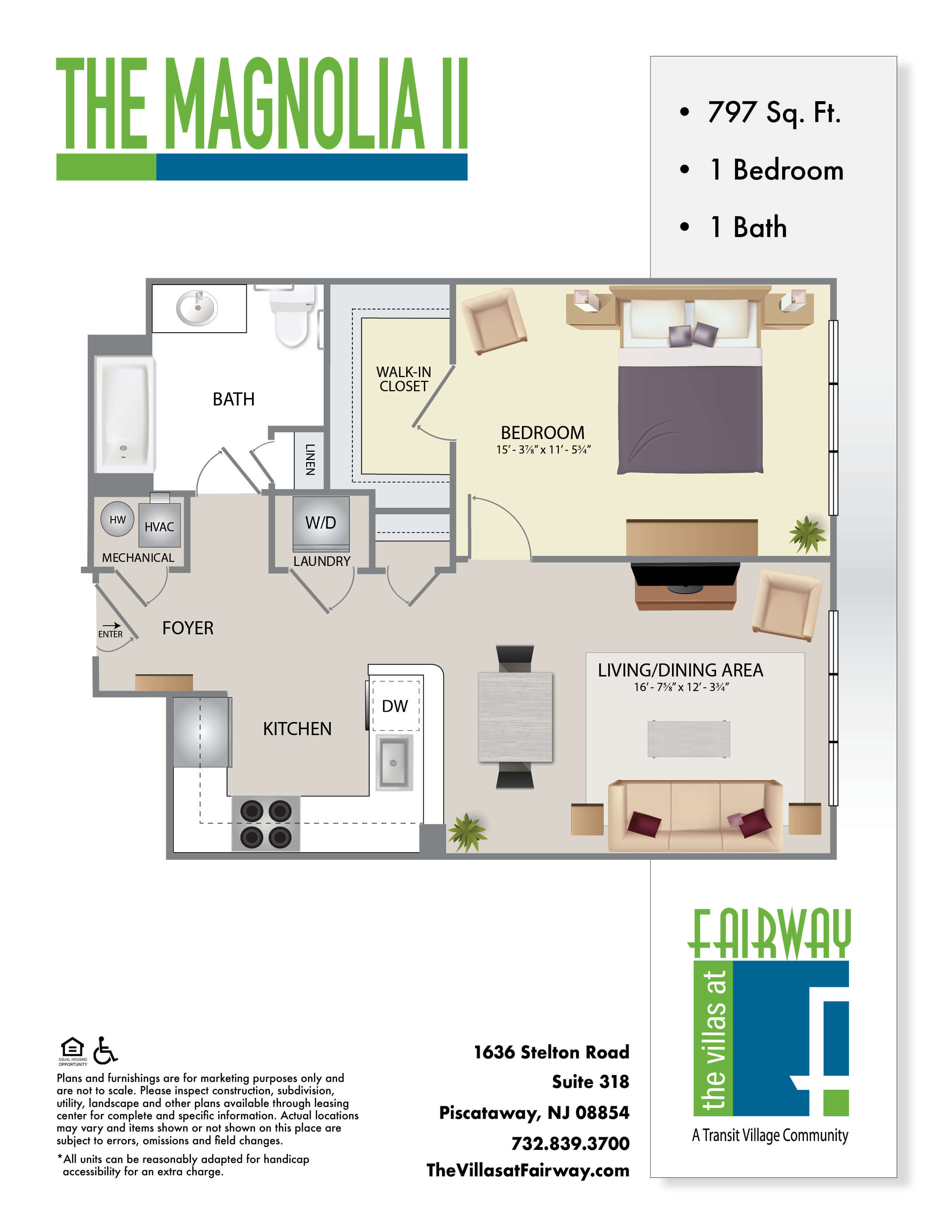 The Villas at Fairway Floor Plan The Magnolia II