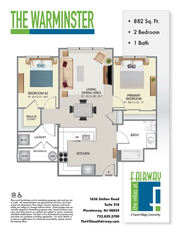 The Villas at Fairway Floor Plan The Warminster